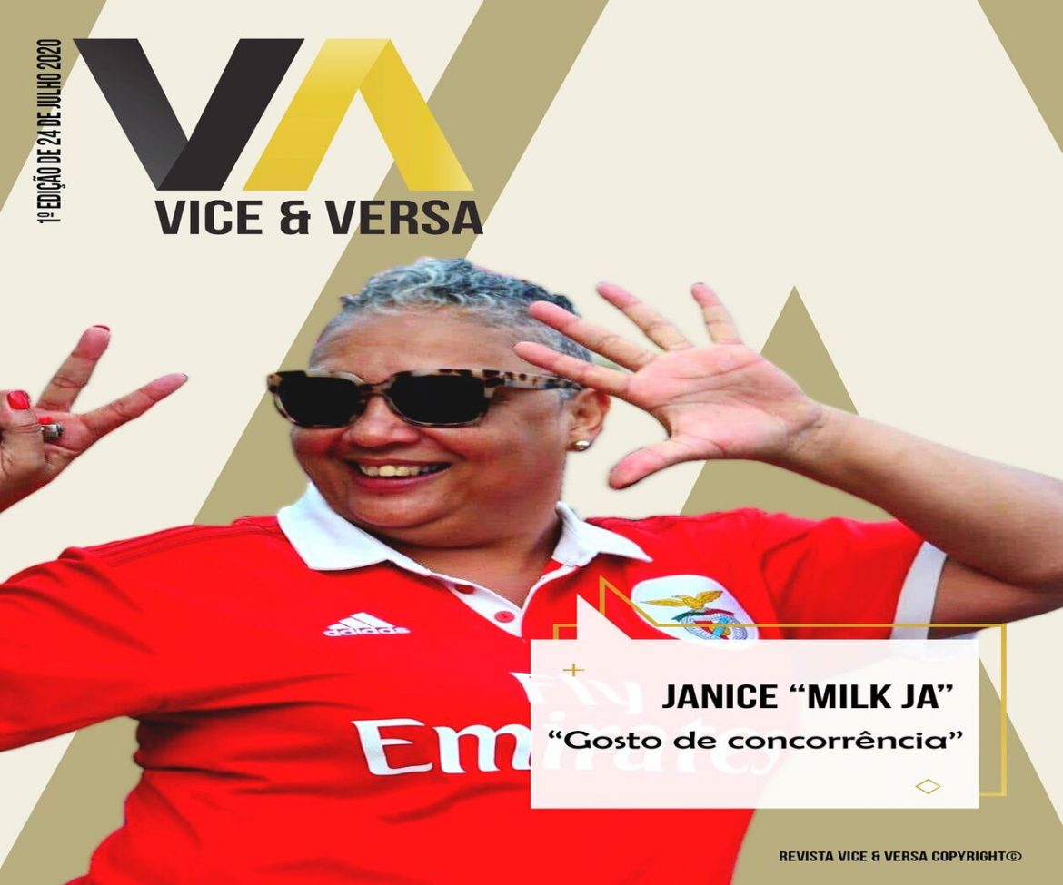 A primeira entrevistada, Janice Leite, edição 1