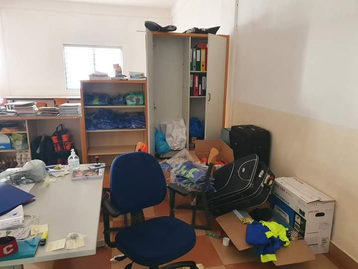 Assalto à sede da EFAT e escola EBO