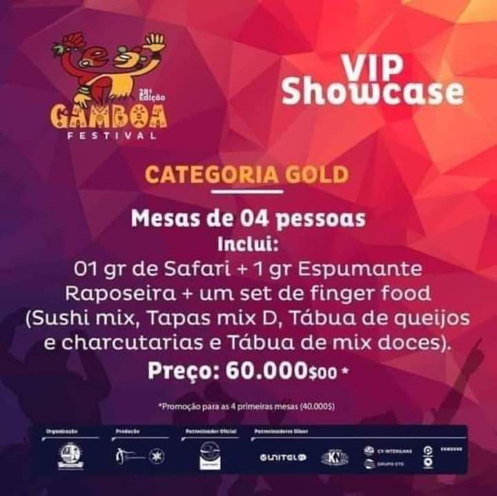Mesa ” farto” na Gamboa