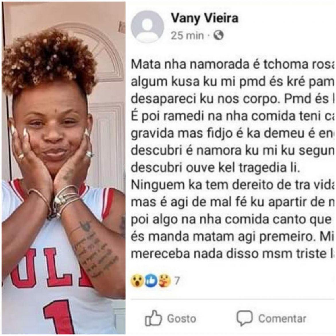 Cabo-verdiana grávida de oito meses morta à facada pelo marido