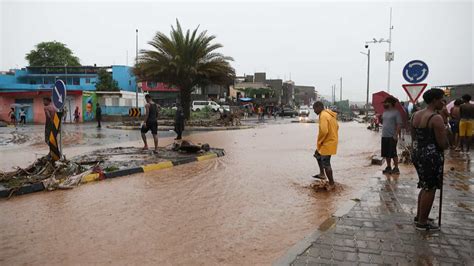 Chuva forte chegou a  São Vicente